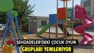 Şehzadeler'deki Çocuk Oyun Grupları Yenileniyor