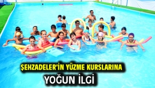 Şehzadeler'in Yüzme Kurslarına Yoğun İlgi 
