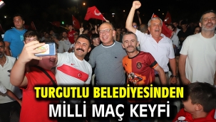 Turgutlu Belediyesinden Milli Maç Keyfi 