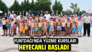 Yuntdağı'nda Yüzme Kursları Heyecanlı Başladı