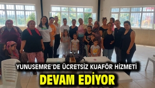 Yunusemre'de Ücretsiz Kuaför Hizmeti Devam Ediyor