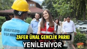 Zafer Ünal Gençlik Parkı Yenileniyor