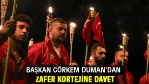 Başkan Görkem Duman'dan zafer kortejine davet