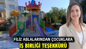 Filiz Ablalarından Çocuklara İş Birliği Teşekkürü