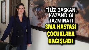 Filiz Başkan, kazandığı tazminatı SMA hastası çocuklara bağışladı