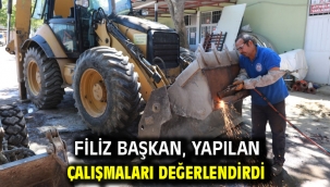 Filiz Başkan, yapılan çalışmaları değerlendirdi