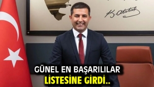 Günel en başarılılar listesine girdi..