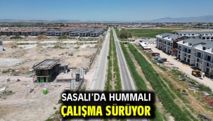Sasalı'da hummalı çalışma sürüyor