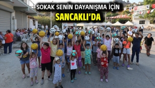 Sokak Senin dayanışma için Sancaklı'da