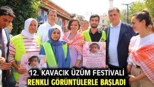 12. Kavacık Üzüm Festivali renkli görüntülerle başladı