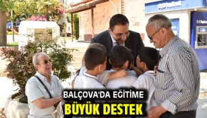 Balçova'da eğitime büyük destek