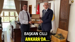 Başkan Cıllı Ankara'da... 