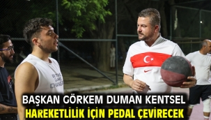 Başkan Görkem Duman kentsel hareketlilik için pedal çevirecek