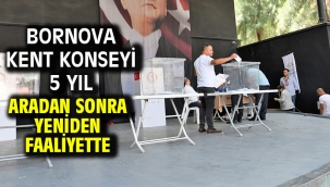 Bornova Kent Konseyi 5 yıl aradan sonra yeniden faaliyette