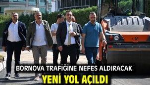 Bornova trafiğine nefes aldıracak yeni yol açıldı