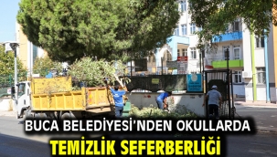 Buca Belediyesi'nden okullarda temizlik seferberliği