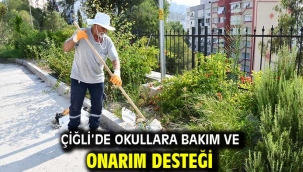 Çiğli'de Okullara Bakım ve Onarım Desteği