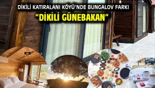 Dikili Katıralanı Köyü'nde Bungalov Farkı "Dikili Günebakan"