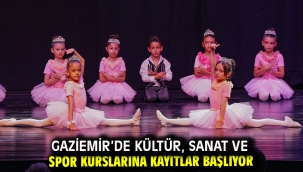 Gaziemir'de kültür, sanat ve spor kurslarına kayıtlar başlıyor