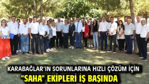 Karabağlar'ın sorunlarına hızlı çözüm için "SAHA" ekipleri iş başında