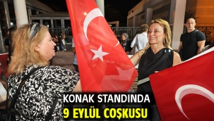 Konak standında 9 Eylül coşkusu