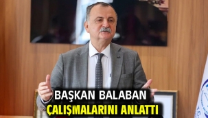 Başkan Balaban Çalışmalarını Anlattı