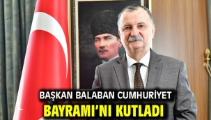 Başkan Balaban Cumhuriyet Bayramı'nı Kutladı