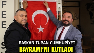 Başkan Turan Cumhuriyet Bayramı'nı kutladı