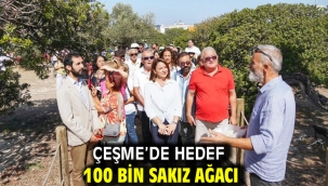 Çeşme'de Hedef 100 Bin Sakız Ağacı