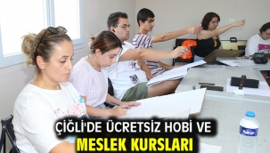 Çiğli'de Ücretsiz Hobi ve Meslek Kursları