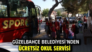 Güzelbahçe Belediyesi'nden Ücretsiz Okul Servisi
