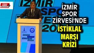 İzmir Spor Zirvesi'nde İstiklal Marşı Krizi