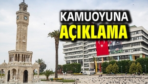 KAMUOYUNA AÇIKLAMA