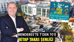 Menderes'te 7'den 70'e Kitap Takas Şenliği