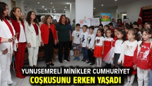 Yunusemreli Minikler Cumhuriyet Coşkusunu Erken Yaşadı