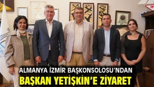 Almanya İzmir Başkonsolosu'ndan Başkan Yetişkin'e ziyaret