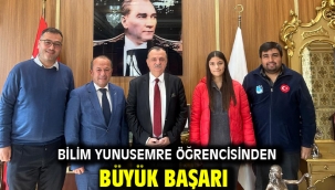 Bilim Yunusemre Öğrencisinden Büyük Başarı