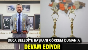 Buca Belediye Başkanı Görkem Duman'a iki ödül birden