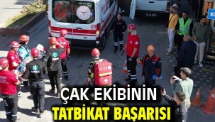 ÇAK Ekibinin tatbikat başarısı