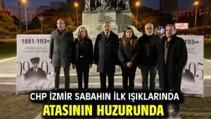 Chp İzmir Sabahın İlk Işıklarında Atasının Huzurunda
