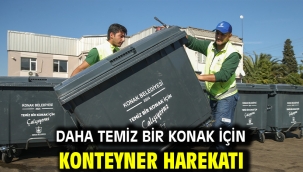 Daha temiz bir Konak için konteyner harekatı