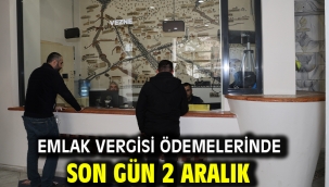 Emlak Vergisi Ödemelerinde Son Gün 2 Aralık