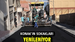 Konak'ın sokakları yenileniyor