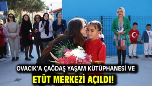 Ovacık'a Çağdaş Yaşam Kütüphanesi ve Etüt Merkezi açıldı!