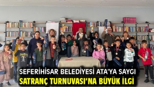  Seferihisar Belediyesi Ata'ya Saygı Satranç Turnuvası'na büyük ilgi