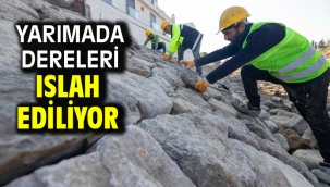 Yarımada dereleri ıslah ediliyor