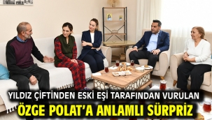 Yıldız Çiftinden eski eşi tarafından vurulan Özge Polat'a Anlamlı Sürpriz