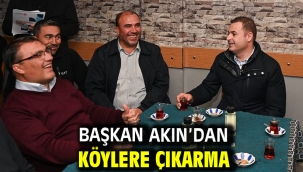 Başkan Akın'dan köylere çıkarma