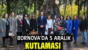 Bornova'da 5 Aralık kutlaması