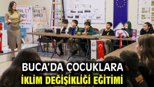 Buca'da çocuklara iklim değişikliği eğitimi